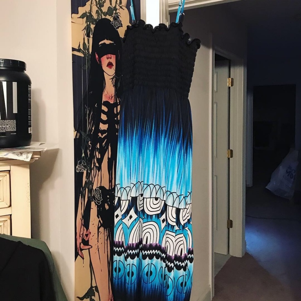 Electric Blue Summer Dress
